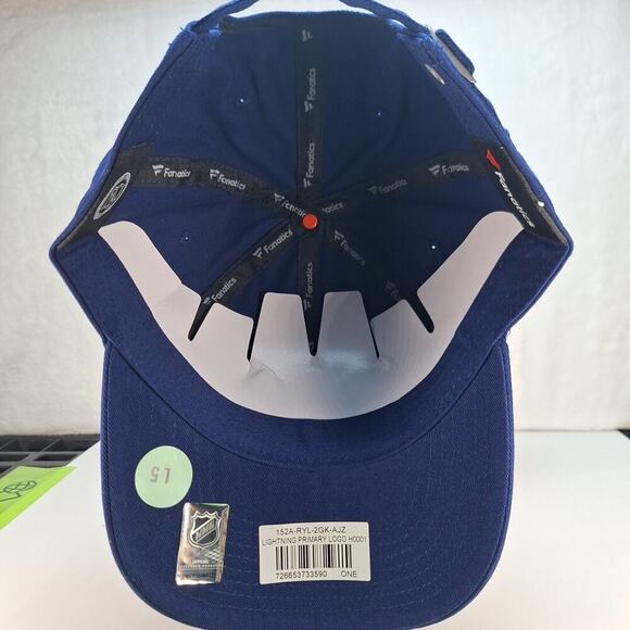 Tampa Bay Lightning NHL Authentic Blue Adjustable Strapback Hat Cap Dad Hat - Picture 6 of 8